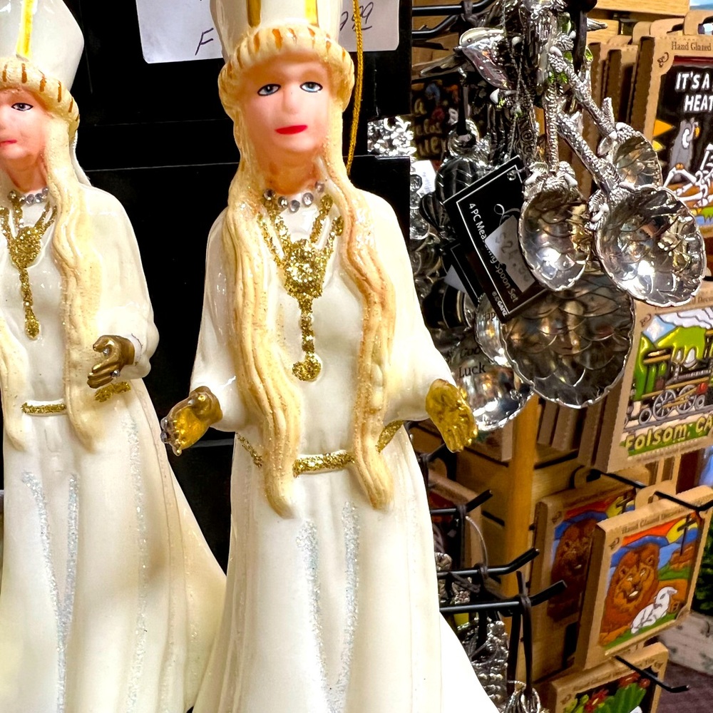 Schitt’s Creek Moira Christmas ornament.